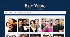 Desktop Screenshot of ericvetro.com